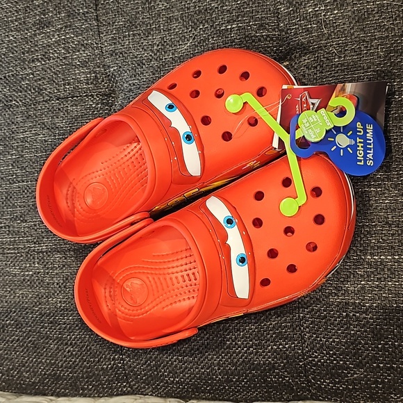 CROCS Shoes Disneys Pixar Lightning Mcqueen Crocs Poshmark